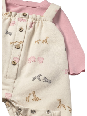 Conjunto peto y camiseta recién nacida MAYORAL 2