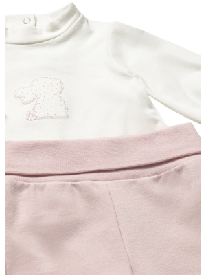 Chándal 3 piezas felpa perchada recién nacida MAYORAL 2