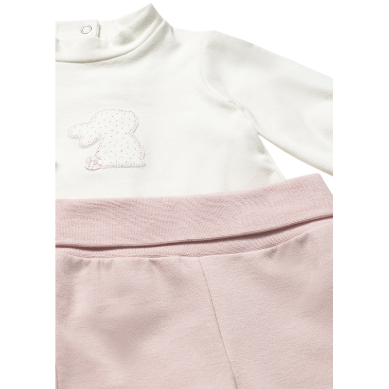 Chándal 3 piezas felpa perchada recién nacida MAYORAL