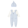 Pelele peto con gorro recién nacido MAYORAL Cielo
