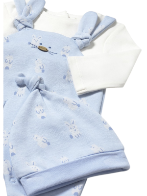 Pelele peto con gorro recién nacido MAYORAL Cielo 2