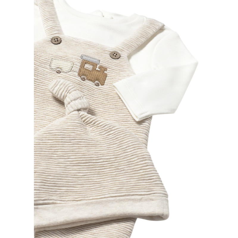 Pelele peto con gorro recién nacido MAYORAL Milk