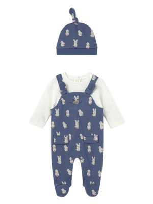 Pelele peto con gorro recién nacido MAYORAL Artico