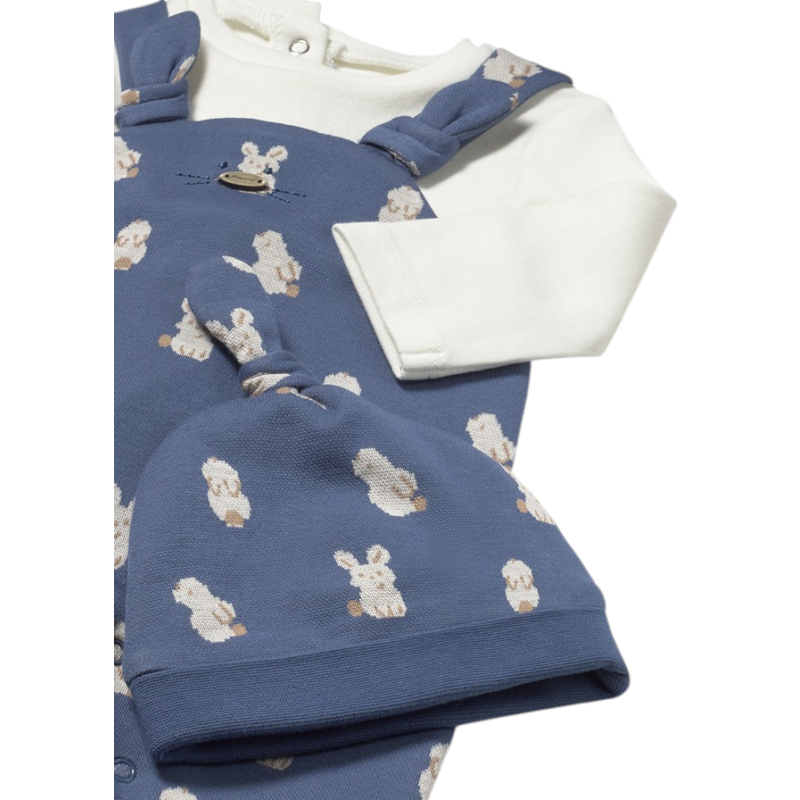 Pelele peto con gorro recién nacido MAYORAL Artico