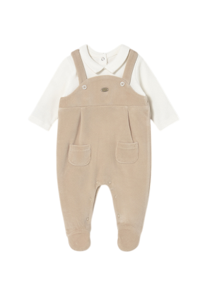 Pelele peto pana recién nacido MAYORAL Cereal