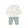 Conjunto 4 piezas dinosaurio recién nacido MAYORAL Miel