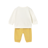 Conjunto 4 piezas dinosaurio recién nacido MAYORAL Miel