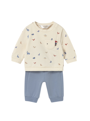 Conjunto 4 piezas dinosaurio recién nacido MAYORAL Artico 2