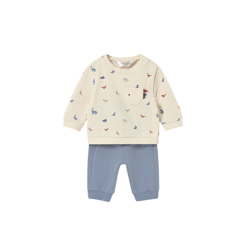 Conjunto 4 piezas dinosaurio recién nacido MAYORAL Artico