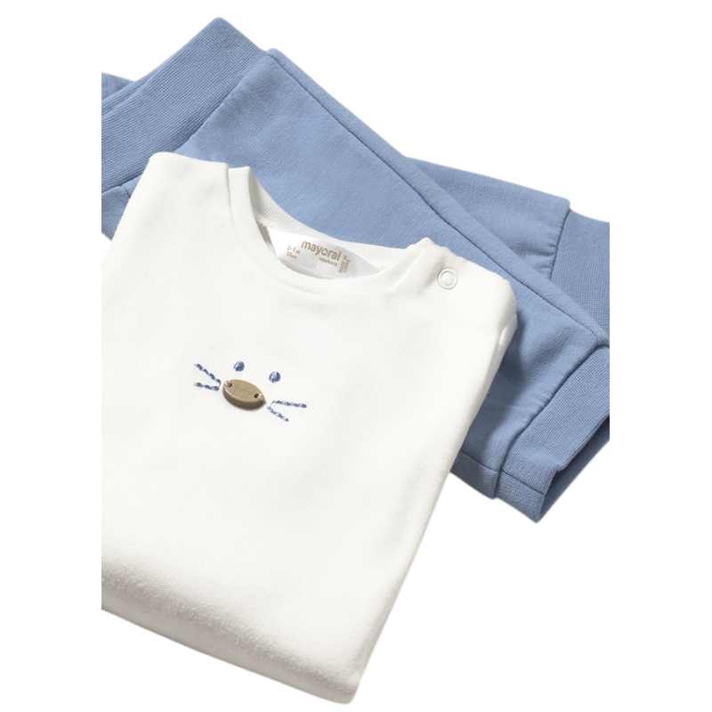 Chándal con camiseta recién nacido MAYORAL Nube