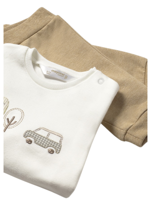 Chándal con camiseta recién nacido MAYORAL Toffe 2