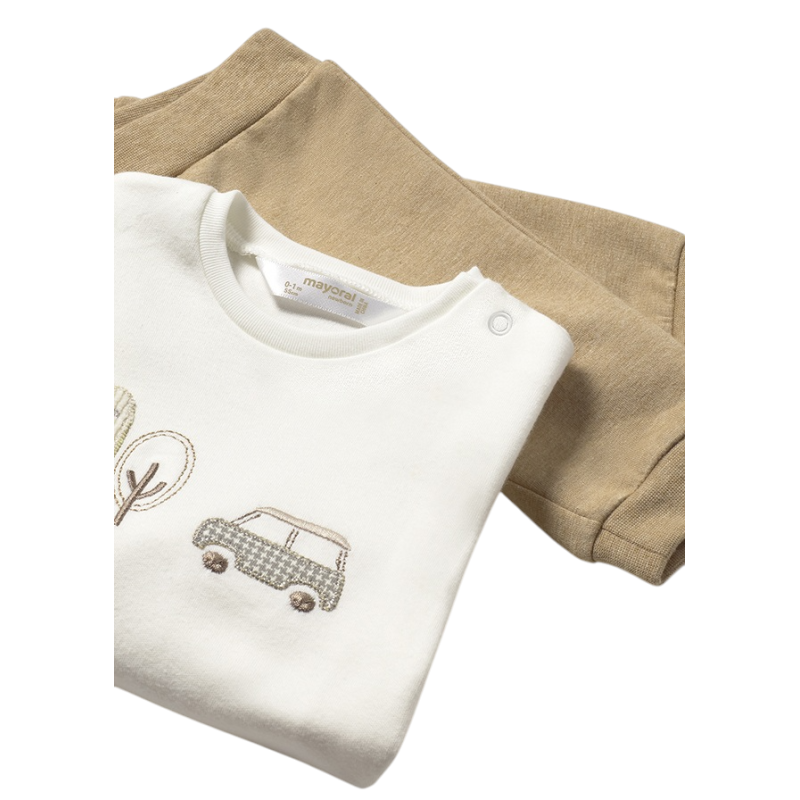 Chándal con camiseta recién nacido MAYORAL Toffe