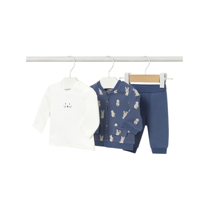 Chándal con camiseta recién nacido MAYORAL Artico