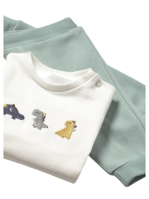 Chándal con camiseta recién nacido MAYORAL Hielo 2