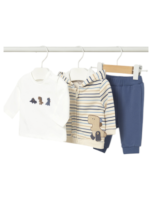 Chándal con camiseta recién nacido MAYORAL Ártico