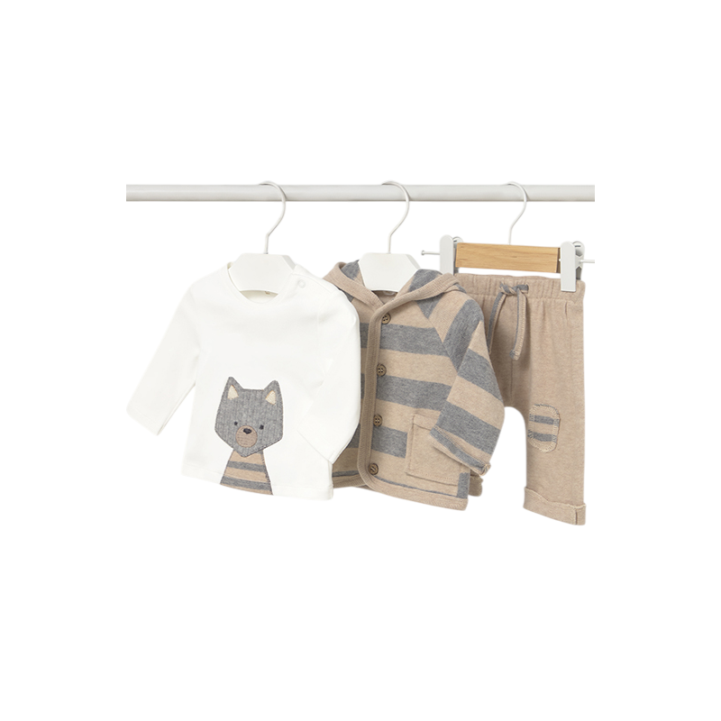 Chándal con camiseta recién nacido MAYORAL Cereal