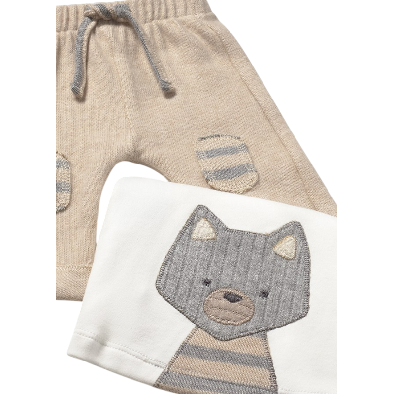 Chándal con camiseta recién nacido MAYORAL Cereal