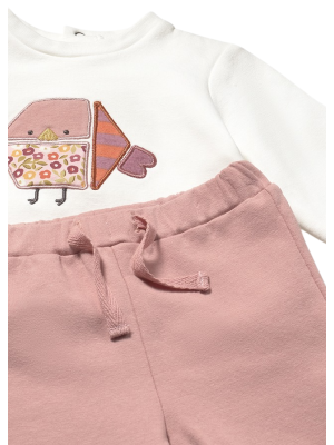 Chándal con chaleco estampado recién nacida MAYORAL Mellow 2