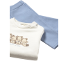 Chándal con chaleco estampado recién nacida MAYORAL Dream Blue