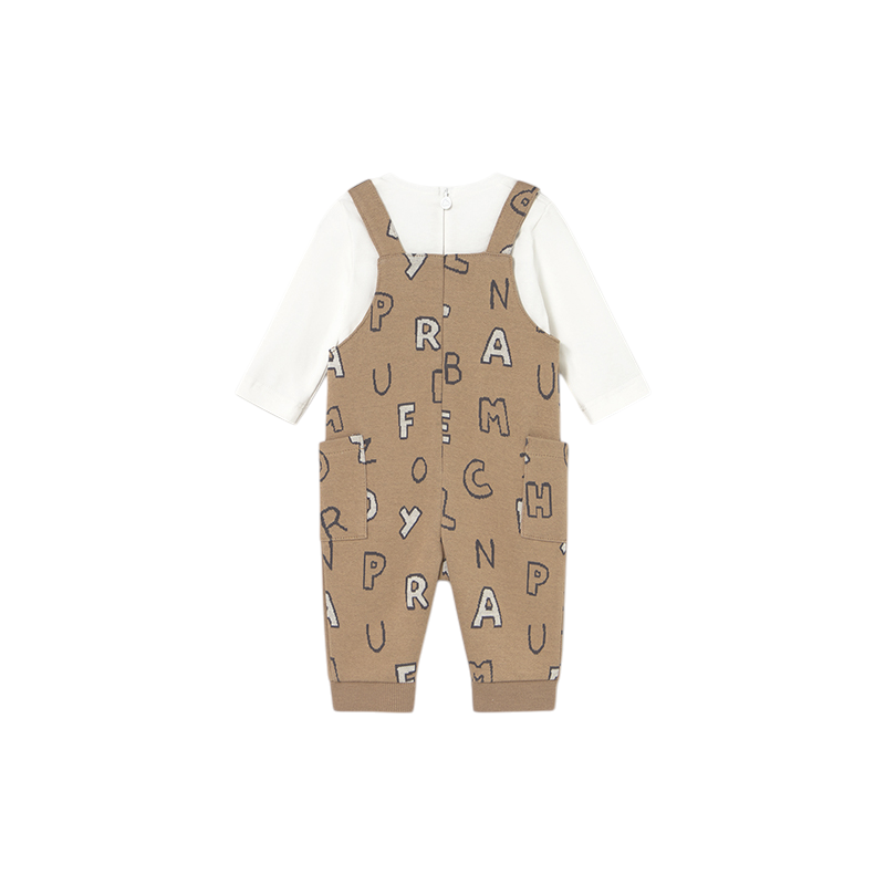 Pelele peto letras recién nacido MAYORAL Cacahuete