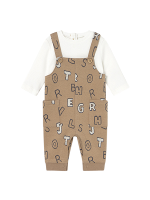 Pelele peto letras recién nacido MAYORAL Cacahuete