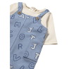 Pelele peto letras recién nacido MAYORAL Blue Bell