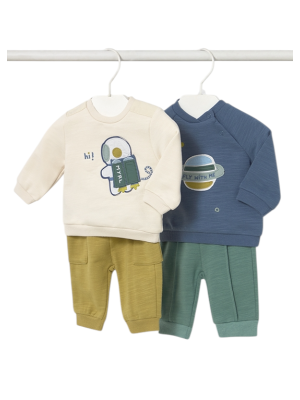 Conjunto 4 piezas recién nacido MAYORAL Rana