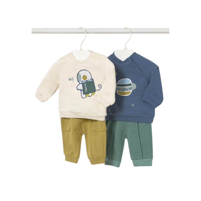 Conjunto 4 piezas recién nacido MAYORAL Rana