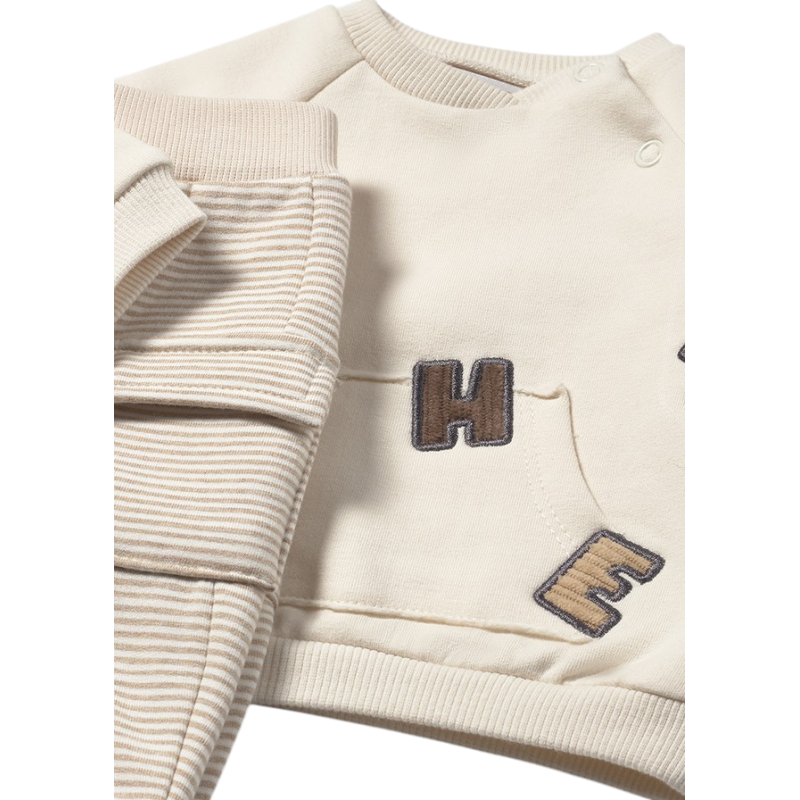 Conjunto 4 piezas recién nacido MAYORAL Cacao