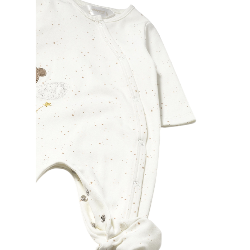 Set 2 Peleles Pijamas recién nacida MAYORAL Crudo