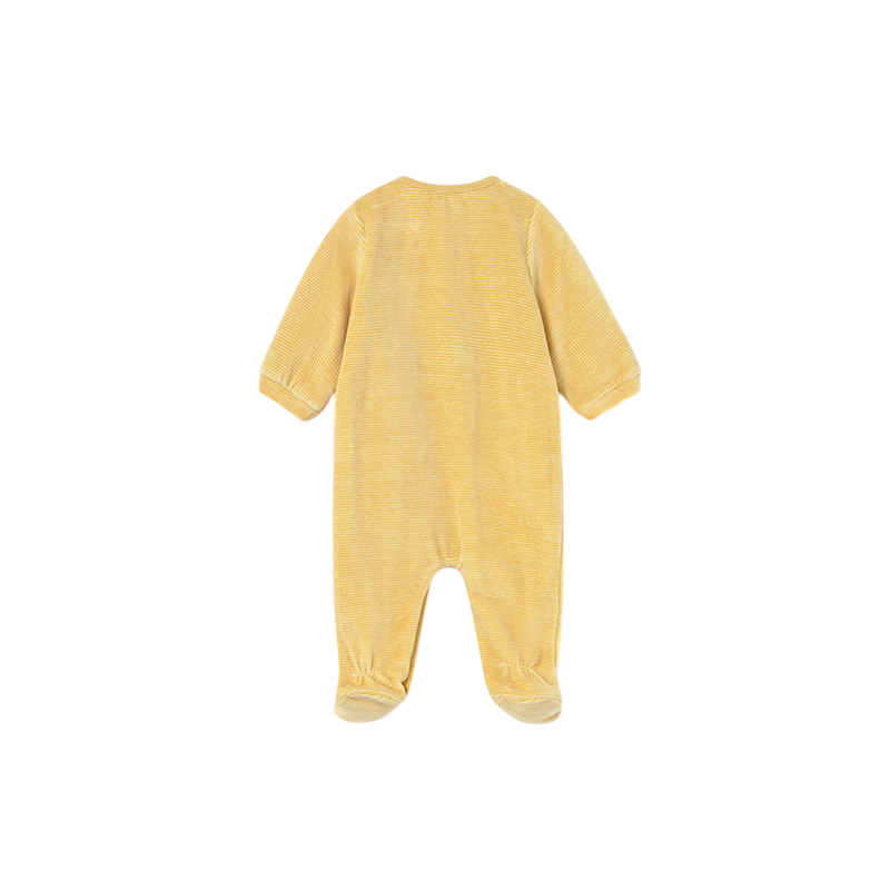 Pelele tundosado recién nacida MAYORAL Miel