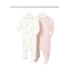 Set 2 peleles tundosados recién nacida MAYORAL Rosa