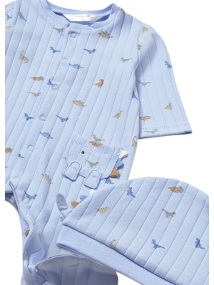 Pelele con gorro dinosaurio recién nacido MAYORAL Cielo 2