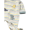 Pelele Pijama tundosado rayas recién nacido MAYORAL Hielo