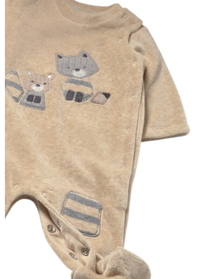 Set 2 peleles Pijamas tundosados recién nacido MAYORAL Cereal 2