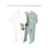Set 2 peleles Pijamas tundosados recién nacido MAYORAL Hielo