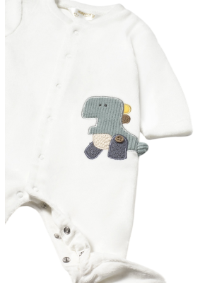 Set 2 peleles Pijamas tundosados recién nacido MAYORAL Hielo 2