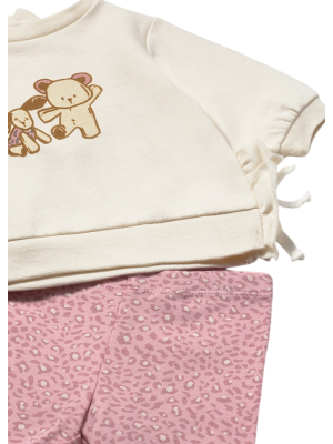 Conjunto 4 piezas recién nacida MAYORAL Orquídea 2