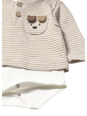 Body rayas recién nacido MAYORAL Galleta 2