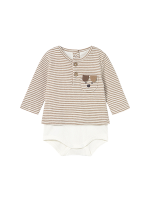 Body rayas recién nacido MAYORAL Galleta
