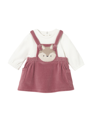 Pelele falda punto pana recién nacida MAYORAL Blush