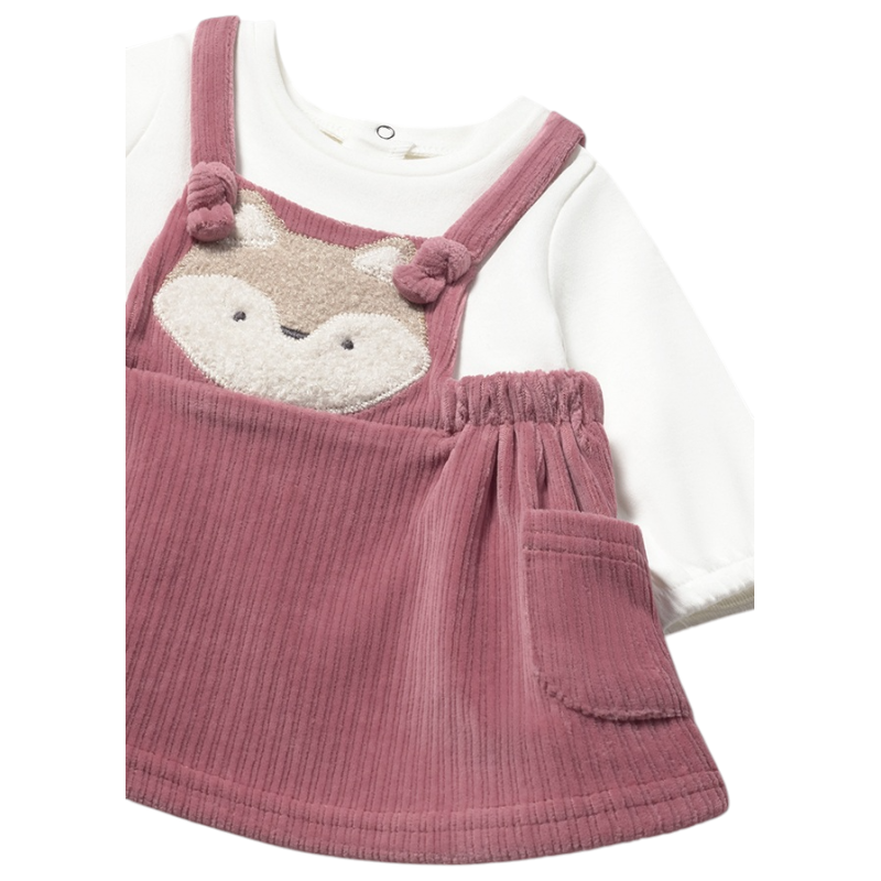 Pelele falda punto pana recién nacida MAYORAL Blush