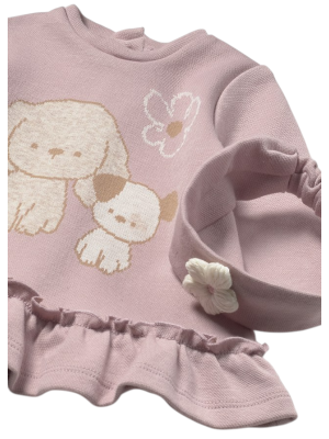 Vestido con diadema recién nacida MAYORAL Pétalo 2