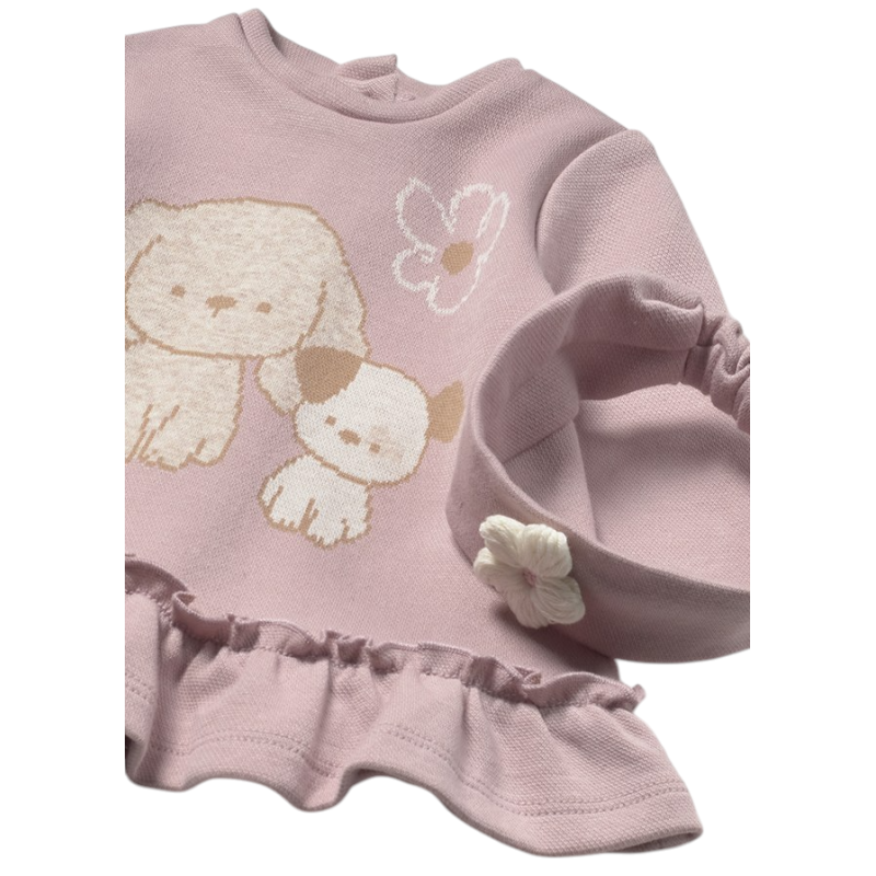 Vestido con diadema recién nacida MAYORAL Pétalo