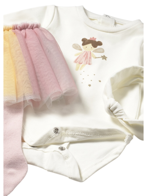 Conjunto 3 piezas tutú recién nacida MAYORAL Multicolor 2