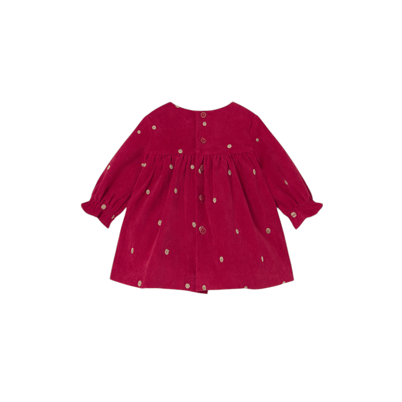 Vestido fantasía recién nacida MAYORAL Guinda