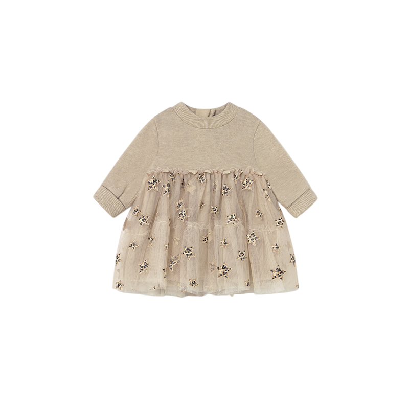 Vestido tul recién nacida MAYORAL Cereal