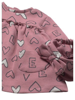 Vestido con diadema jacquard recién nacida MAYORAL 2