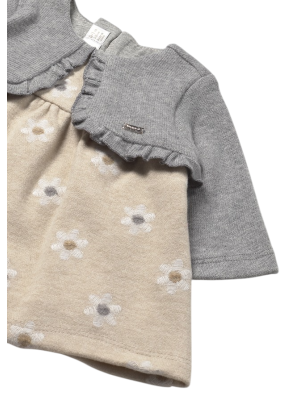 Vestido con rebeca simulada recién nacida MAYORAL Arena 2