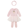 Conjunto 3 piezas tutú recién nacida MAYORAL Rosa